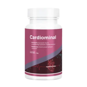 Cardiominal suplement na serce i cholesterol - opakowanie