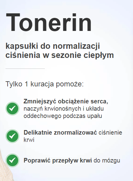 Tonerin – Naturalne Wsparcie Układu Krążenia i Ciśnienia | Opinie 2 Dawkowanie Tonerin - jak stosować kapsułki na ciśnienie