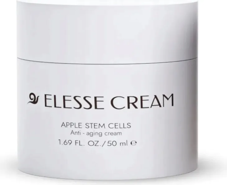 Elesse Cream – Bioaktywny Krem Odmładzający i Regenerujący | Opinie Elesse Cream bioaktywny krem na zmarszczki - opakowanie i konsystencja